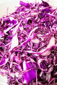 紫キャベツのメープルシロップラペ＊