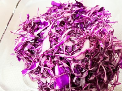 紫キャベツのメープルシロップラペ＊の写真