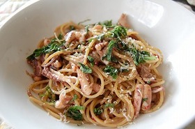 イカわたパスタ