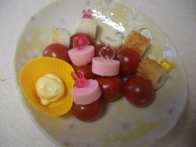 お弁当にも!ピックで刺しただけ❤