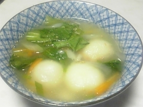 ★モッチモチ~のじゃが豚♪スープ★