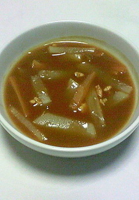 簡単☆ほっこり大根カレースープ☆