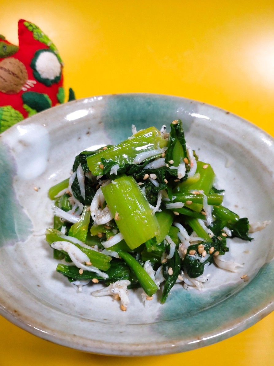 小松菜のジャコ和え　の画像