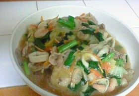 豆腐の野菜あんかけ