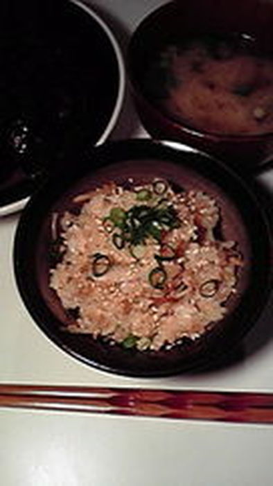 ツナ・ごぼう・なめ茸の簡単炊き込みご飯☆の写真