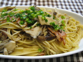 ★きのこのにんにくバター醤油パスタ★