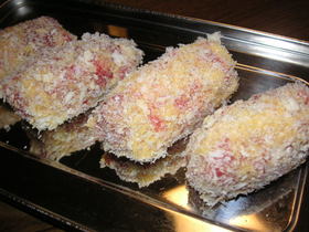 お弁当用・牛肉のチーズ巻きフライ☆冷凍☆