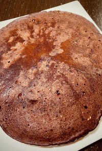 強力粉で作るココアホットケーキ