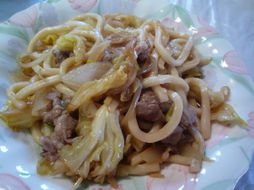 簡単なのにうま❤焼きうどん
