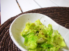 春キャベツの梅和え