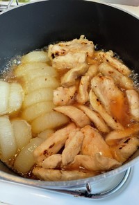 鶏胸肉と大根の炊き物