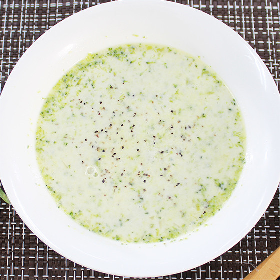 つぶつぶ食感♡ブロッコリーのミルクスープの画像