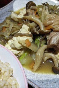 【じゃぶ】鶏肉、豆腐で作る郷土料理