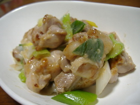 ♪ ~白ねぎと鶏モモ肉スタミナ炒め~ ♪