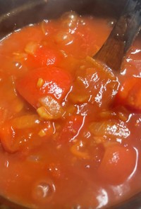 トマトジュースで作るパスタソース/veg