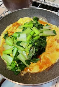 小松菜の卵炒め