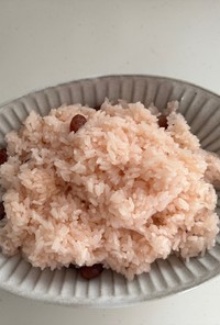 炊飯器で簡単お赤飯～北海道バージョン～