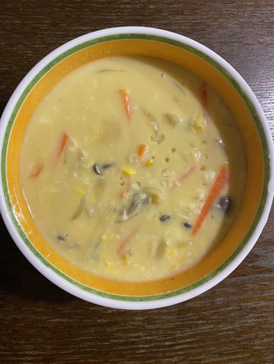 中華コーンスープの写真