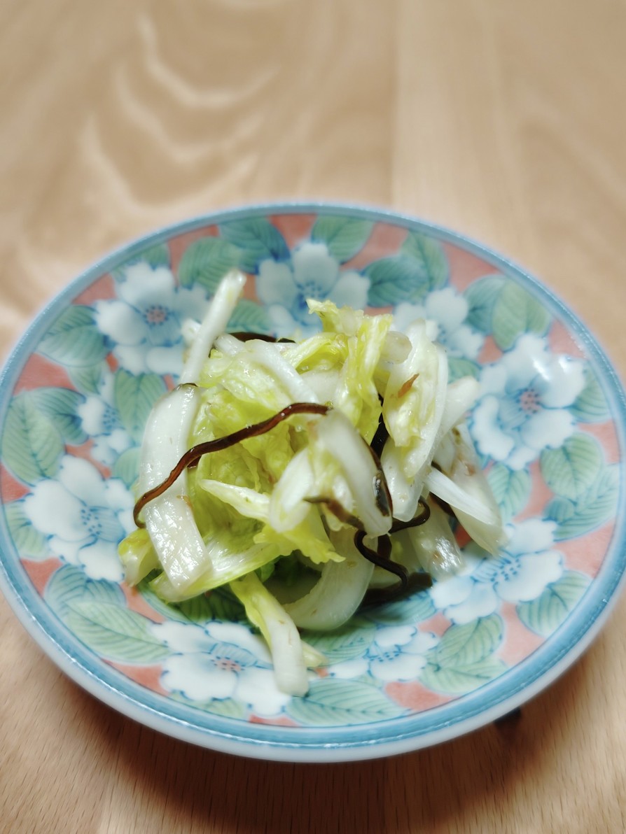 柚子胡椒香る白菜の浅漬けの画像