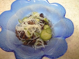 春雨ときくらげの酢の物 ちょい中華風☆