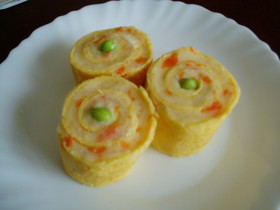 お弁当にぴったり!ポテ巻き卵(・・*)