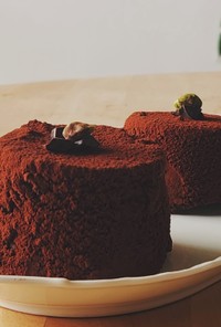 5分★バレンタインチョコおから簡単ケーキ