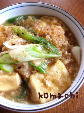 揚げ高野豆腐のみぞれ煮