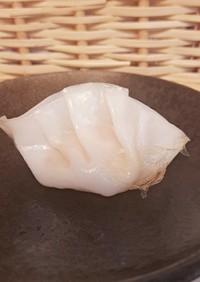 【備忘録】お米の皮で作る海老蒸し餃子