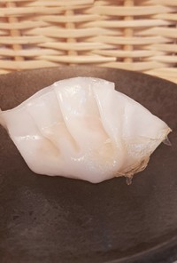 【備忘録】お米の皮で作る海老蒸し餃子