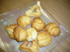 絞り出しミルクティークッキー