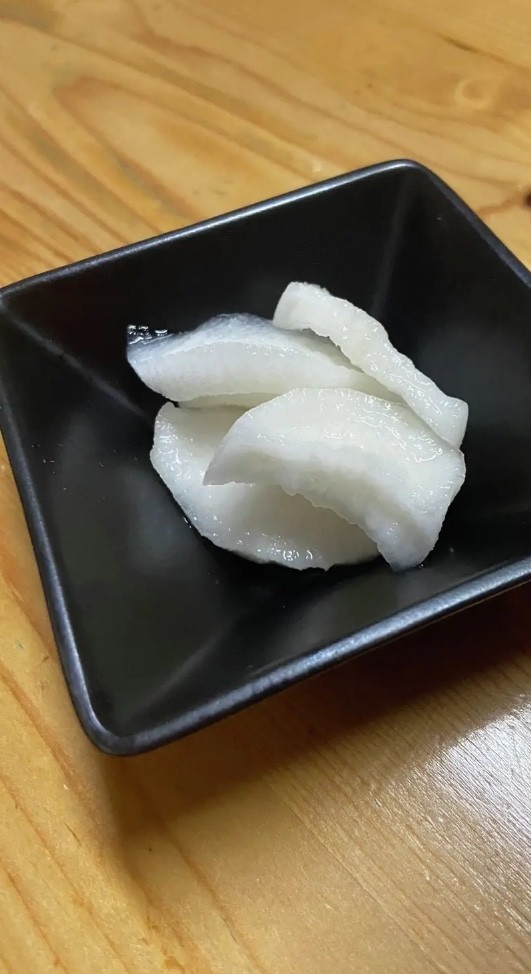 少ない材料で！簡単すぎ！大根の漬物の画像