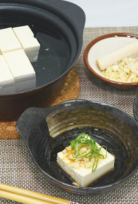 湯豆腐❁仕上げにたっ～ぷり『ごぼう天』