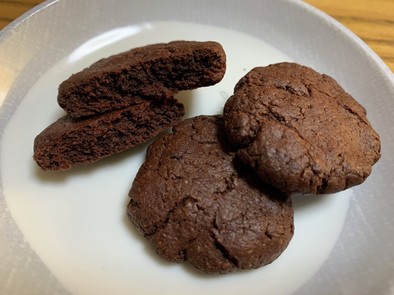 チョコインココアクッキーの写真