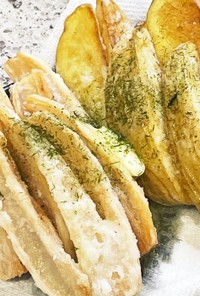 ホクホク☆彡レンコンとジャガイモの素揚げ