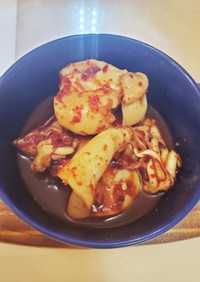 韓国おかんのやわヤリイカの韓国炒め煮