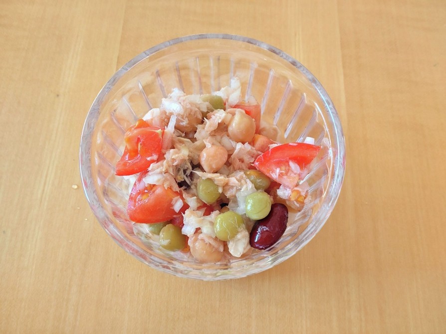 子どもパクパク　栄養満点☆豆サラダの画像
