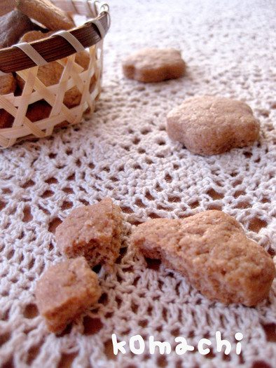 簡単♡卵なし全粒粉クッキーの写真