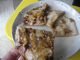 簡単!懐かしおやつ☆焼きだご(黒糖)