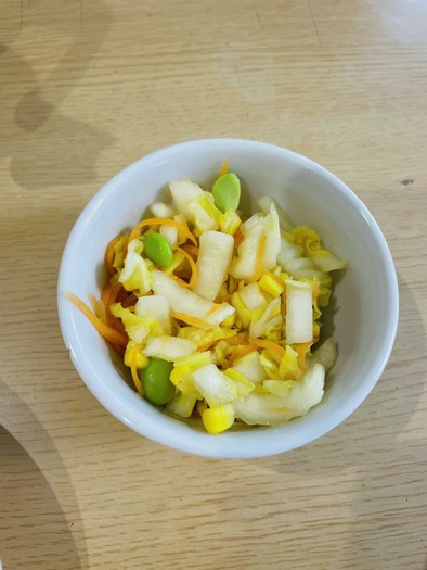 白菜の生サラダの写真