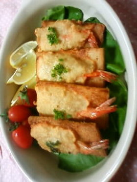 エビの食パン揚げ☆