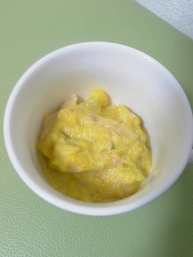 離乳食に☆ツナとかぼちゃのサラダ