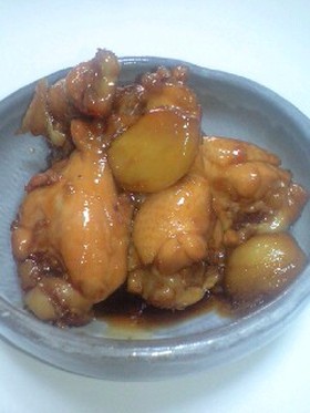 我が家の鶏手羽元の甘辛照り煮