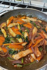 鶏胸肉と野菜のうま煮