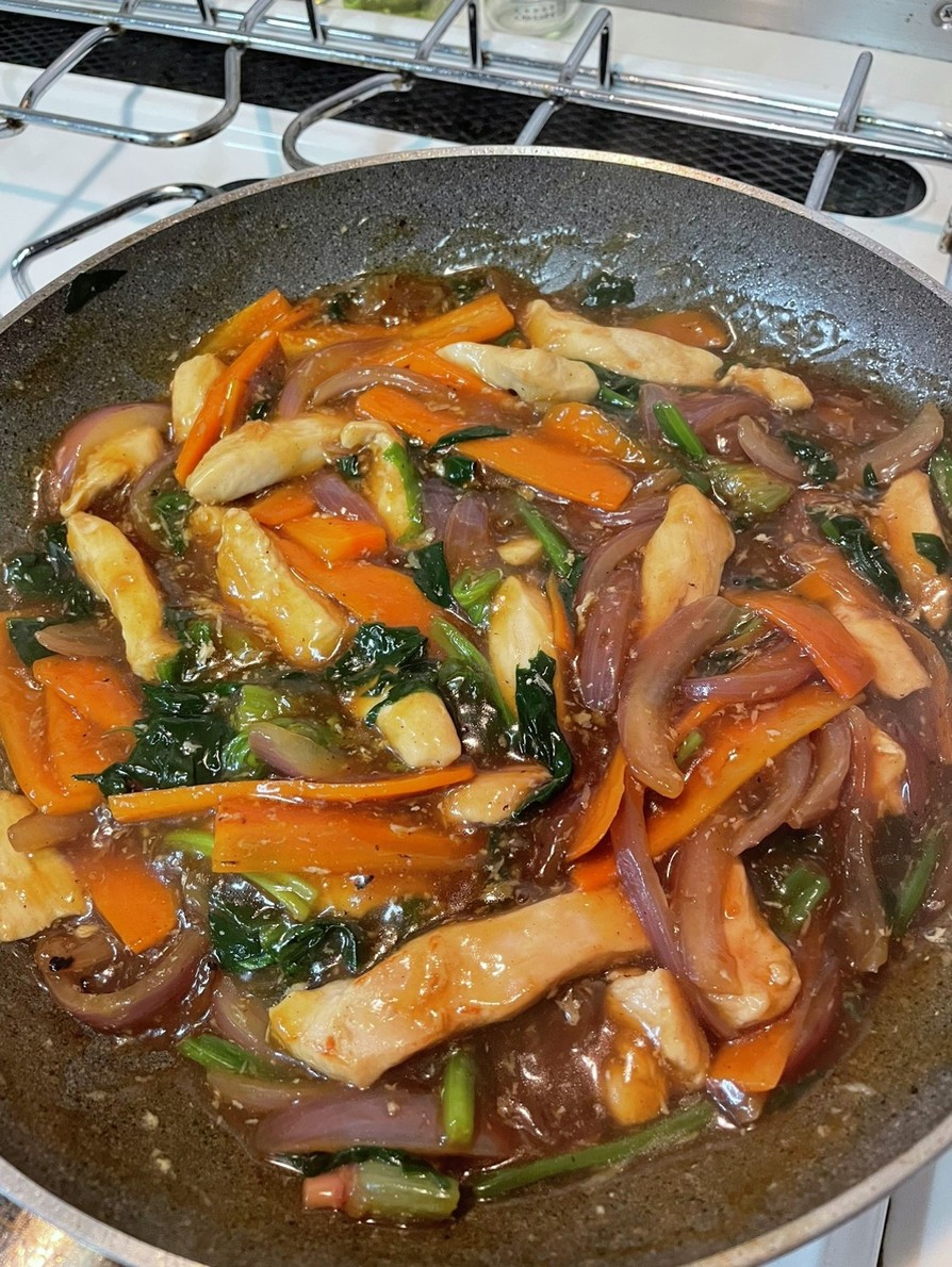鶏胸肉と野菜のうま煮の画像