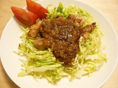 ハニーオニオンソース☆豚のステーキの写真