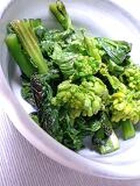 ++菜の花のごま油炒め++