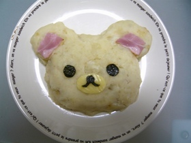 お弁当にも☆コリラックマのポテトケーキ