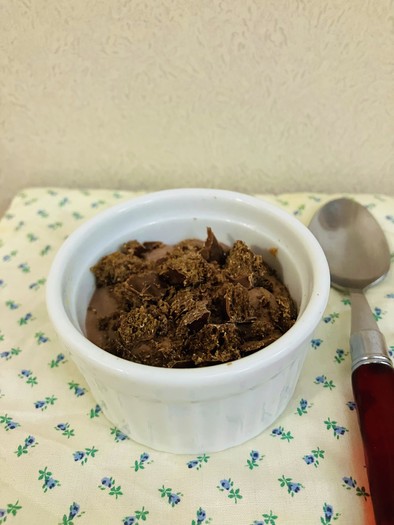 ココアでチョコレート豆腐クリームの写真