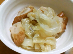 うまい!簡単!キャベツとちくわの煮物