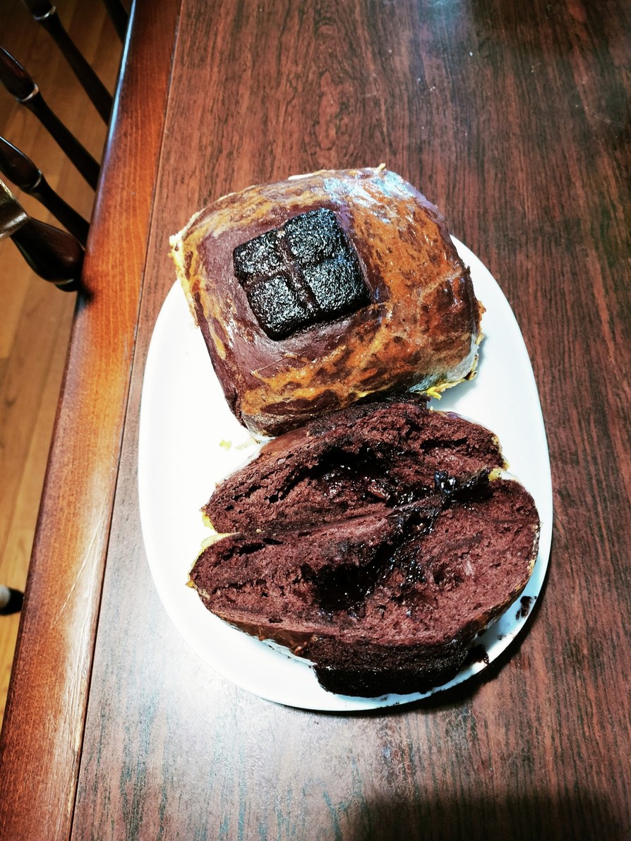 ココアチョコin山型食パンの画像